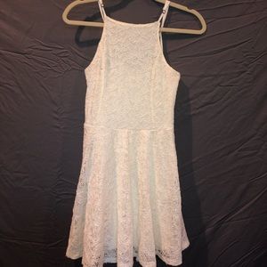 White lace dress